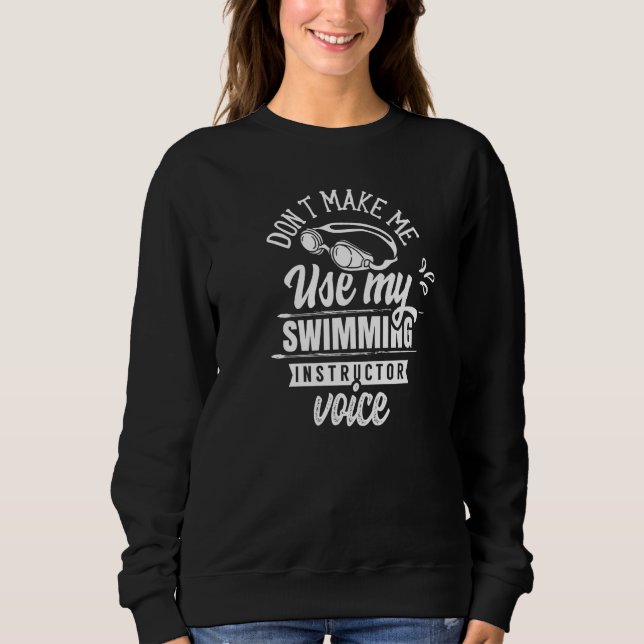 Använd inte min röst som simlärare Coa T Shirt (Framsida)