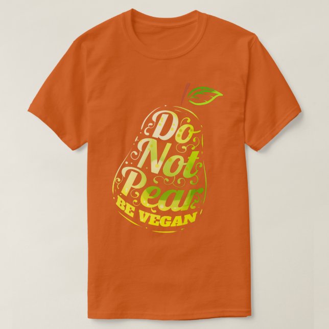Använd inte VVegan T Shirt (Design framsida)