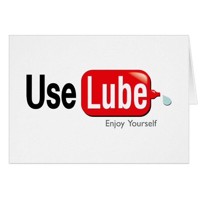 Använd Lube OBS Kort (Framsidan Horizontal)