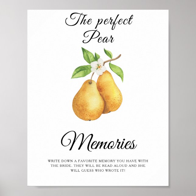 Använd Möhippan Minnen med brickan Poster (Framsidan)