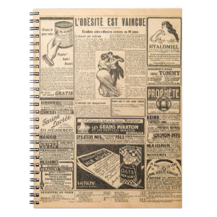 Använd papper bakgrund. Gamla tidningssidor med v Anteckningsbok