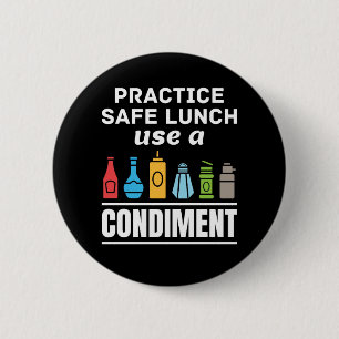 Använd Säker Lunch Använda a Condiment Cafeteria Knapp