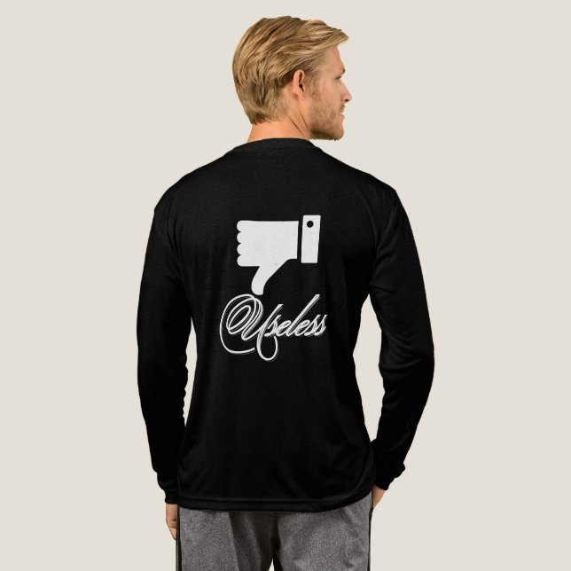 Använd skriptkonst t shirt (Hel baksida)