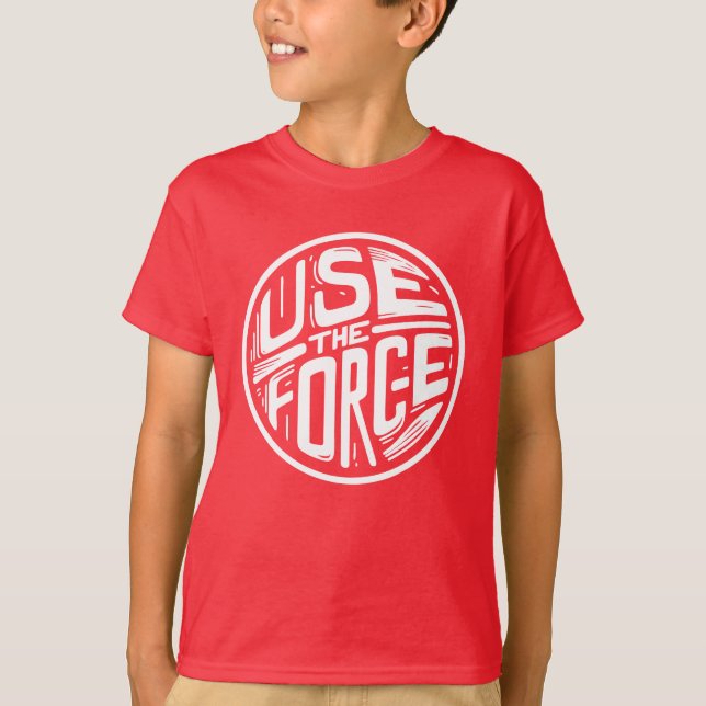Använda av kraften 2 t shirt (Framsida)