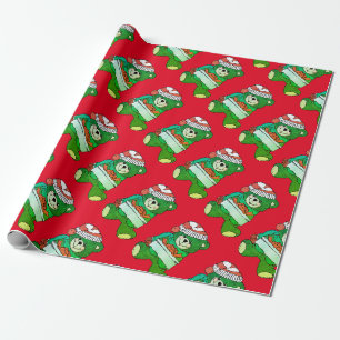 Använda Bilden eller Logotypen "Chistmas-figursätt Presentpapper