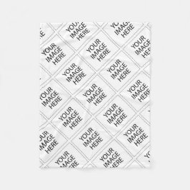 Använda din bild eller Logotyp Fleecefilt