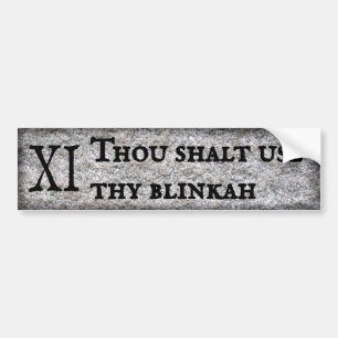 Använda din blinkah-stötdekal bildekal