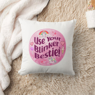 Använda din blinkare, Bestie! BFF Best Friends Hea Kudde