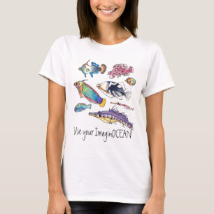 Använda din ImaginOCEAN-fisk T Shirt