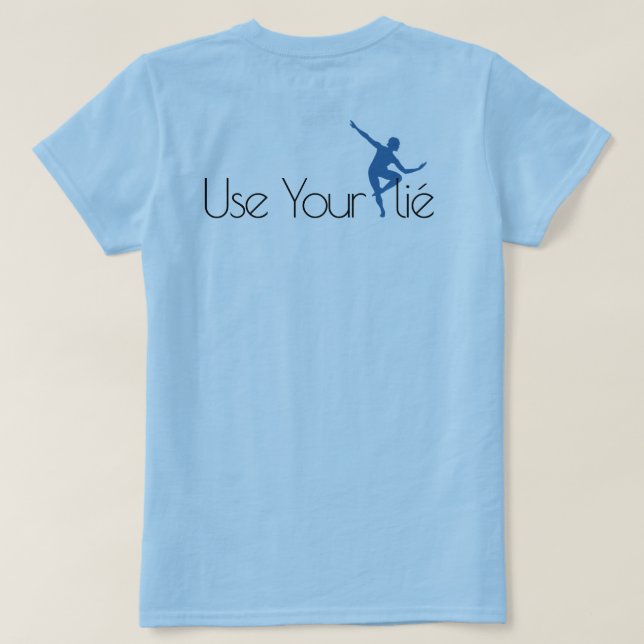 Använda din Plié T Shirt (Design baksida)