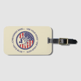 Använda Din rösträtt Patriotic Liberty Badge Bagagebricka