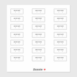 Använda efter datummarkörer som passar bäst före u klistermärken