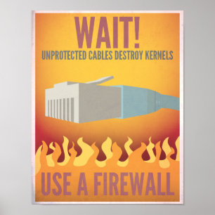 Använda en brandvägg poster