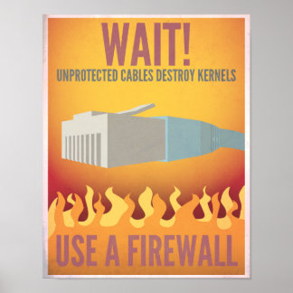 Använda en brandvägg poster