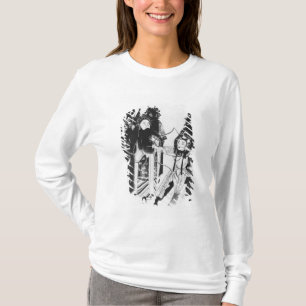 Använda en pilbåge på grinden av Yven T-shirt