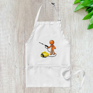 Använda en trycktvättmaskin förkläde