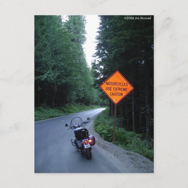 Använda Extrem försiktighet Vykort (Framsida)