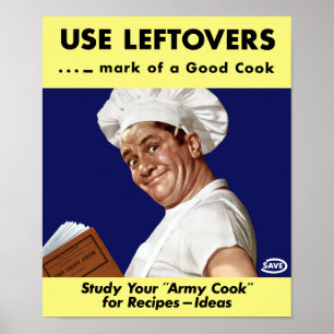 Använda Leftovers - WWII Poster