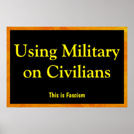Använda militär mot civila poster