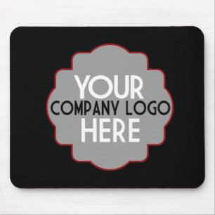 Använda Own Business Logotyp Anpassningsbar Compa Musmatta