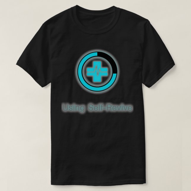 Använda Self Revive i Warzone Stil T Shirt (Design framsida)