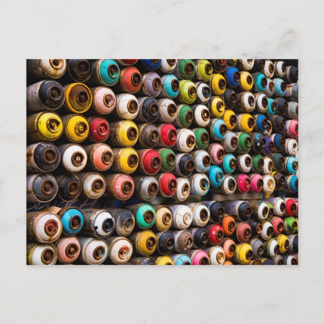 Använda spridningsfärgskoner vykort (Framsida)