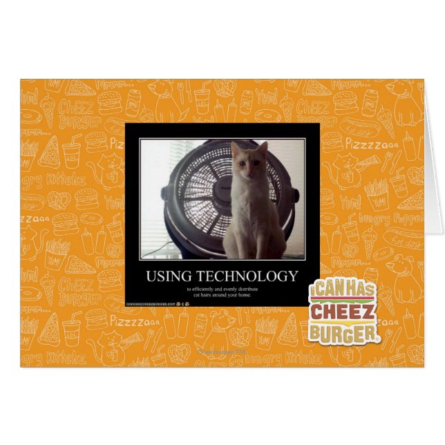 Använda teknik hälsningskort (Framsidan Horizontal)