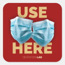 Användan maskerar här (Mörk)