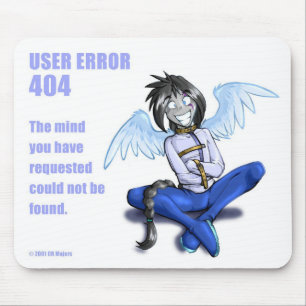 Användarefel 404 Mousepad Musmatta