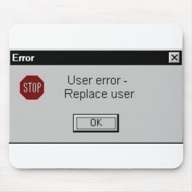 användarefel musmatta (Framsidan)