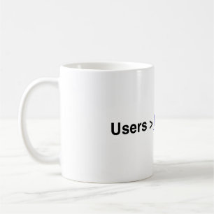 Användaren erfar muggen för brödsmulan (UX) Kaffemugg