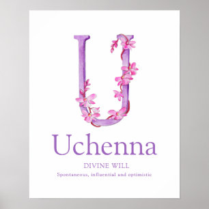 Användarnamn för Orchid Brev Poster