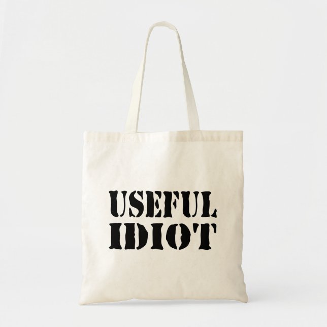 ANVÄNDBAR IDIOT TYGKASSE (Framsidan)