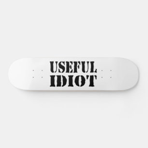 ANVÄNDBART IDIOT MINI SKATEBOARD BRÄDA 18,5 CM