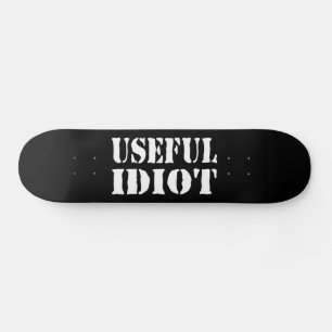 ANVÄNDBART IDIOT MINI SKATEBOARD BRÄDA 18,5 CM