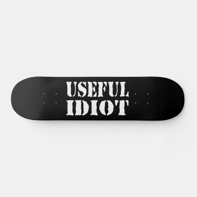 ANVÄNDBART IDIOT MINI SKATEBOARD BRÄDA 18,5 CM (Horz)