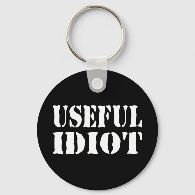 ANVÄNDBART IDIOT NYCKELRING (Framsida)