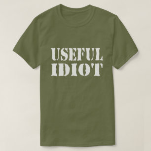 ANVÄNDBART IDIOT T SHIRT