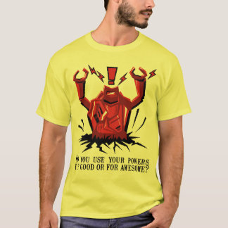 Använder du din överhet för bra eller för t-shirt