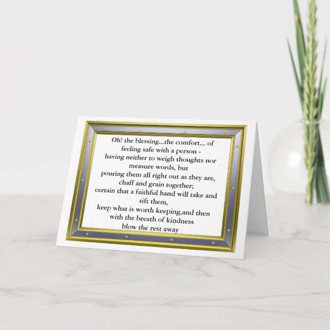 Användning av Vänskap Kort (Framsida)