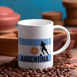 Användor för argentinska fotbollsspelare i Flagga  Mugg