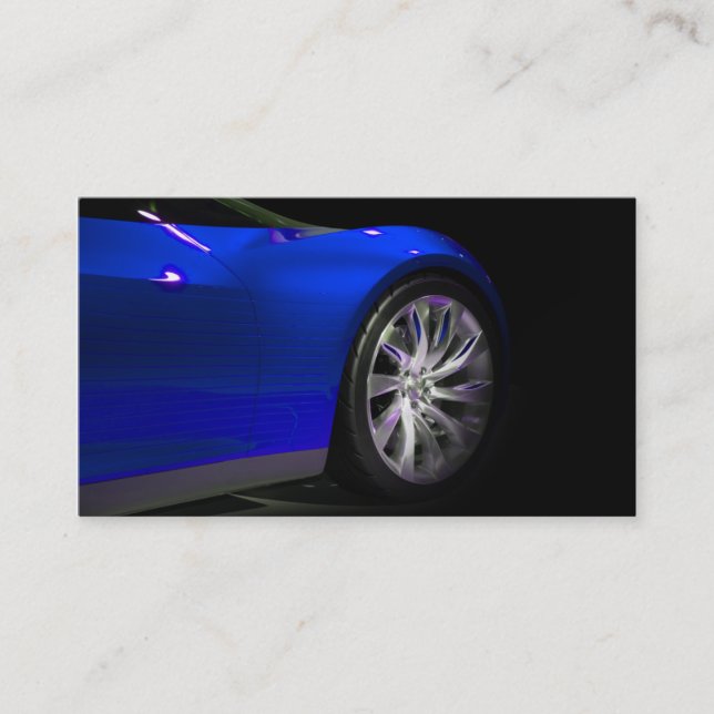 Använt bilhandlare visitkort (Framsida)