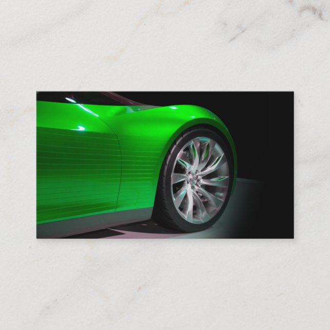 Använt bilhandlare visitkort (Framsida)