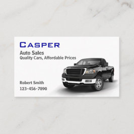 Använt bilhandlare visitkort