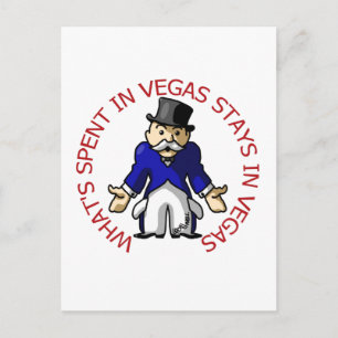 Använt i Vegas Vykort