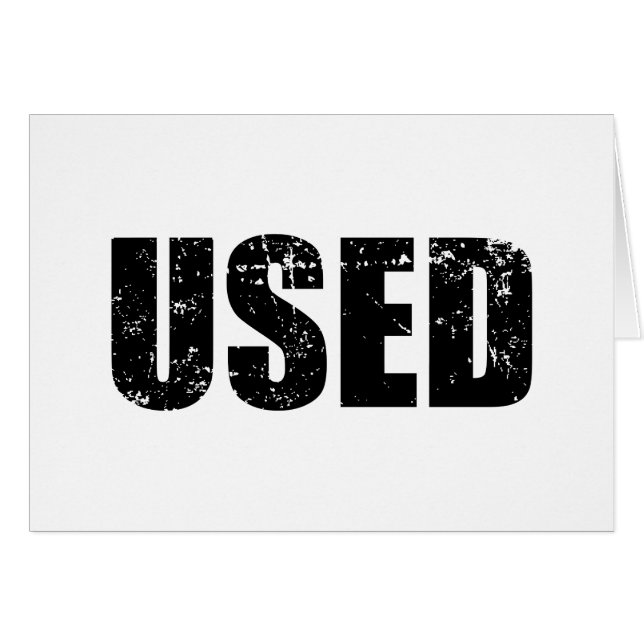 ANVÄNT KORT (Framsidan Horizontal)