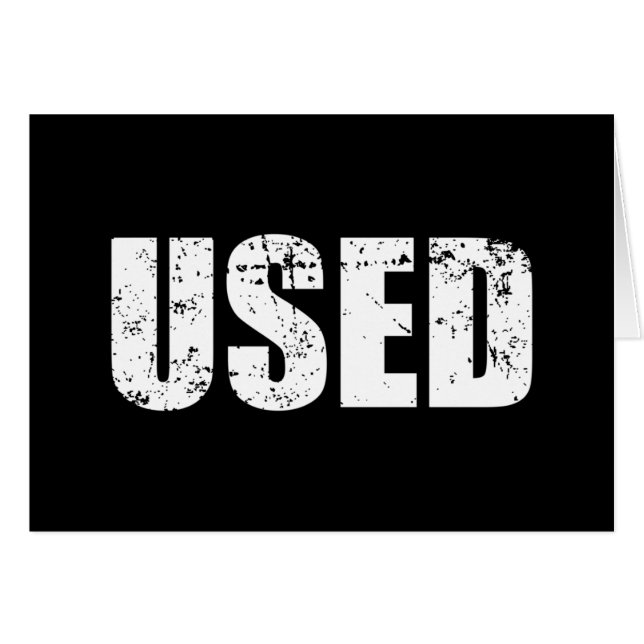 ANVÄNT KORT (Framsidan Horizontal)