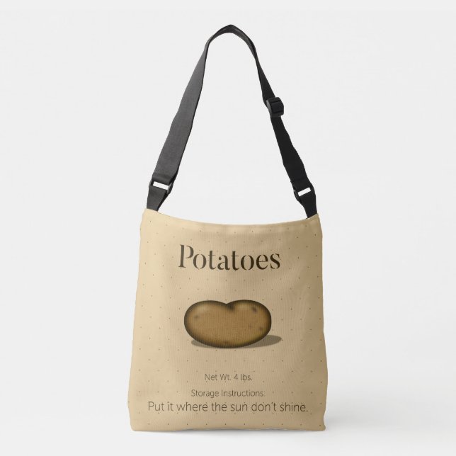 Anvisningar för humant förvaring av livsmedel Pota Axelväska (Framsida)