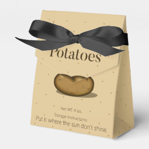 Anvisningar för humoristisk lagring Potato Sack St Presentaskar