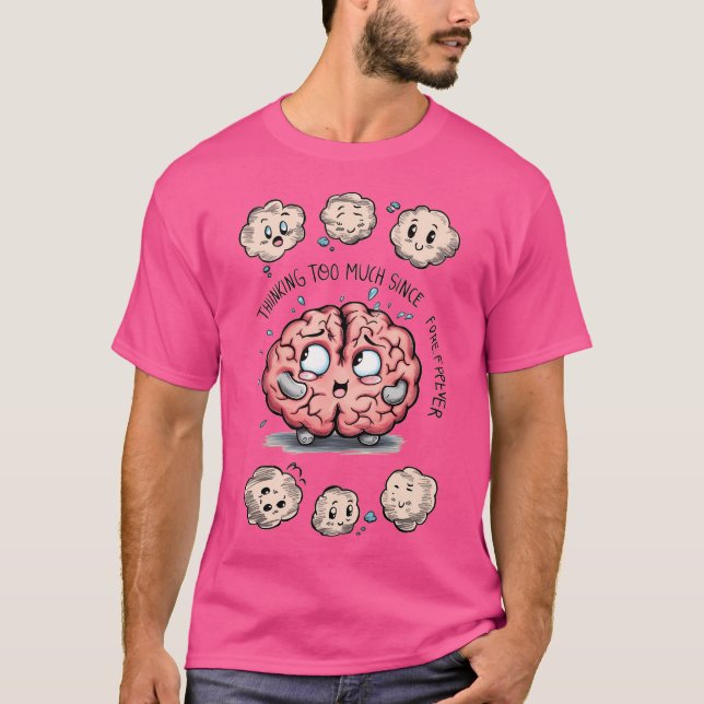 Anxibel hjärna t shirt (Framsida)